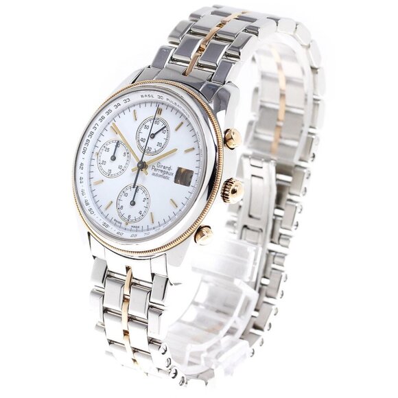 GIRARD-PERREGAUX Gold Plated4900 4910 Chronograph Automatic Men's Watch - Picture 2 of 12